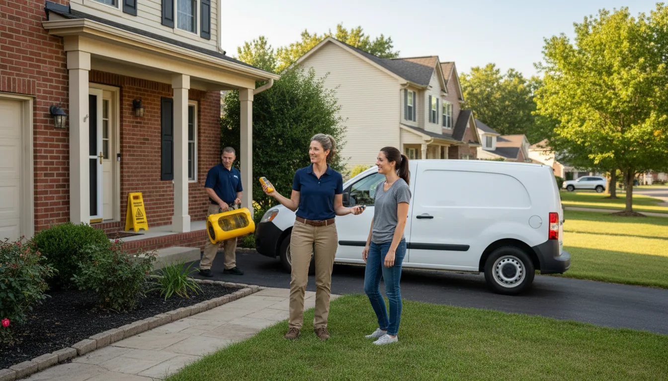Water restoration image for Home Water Damage Repair in Potosi, WI